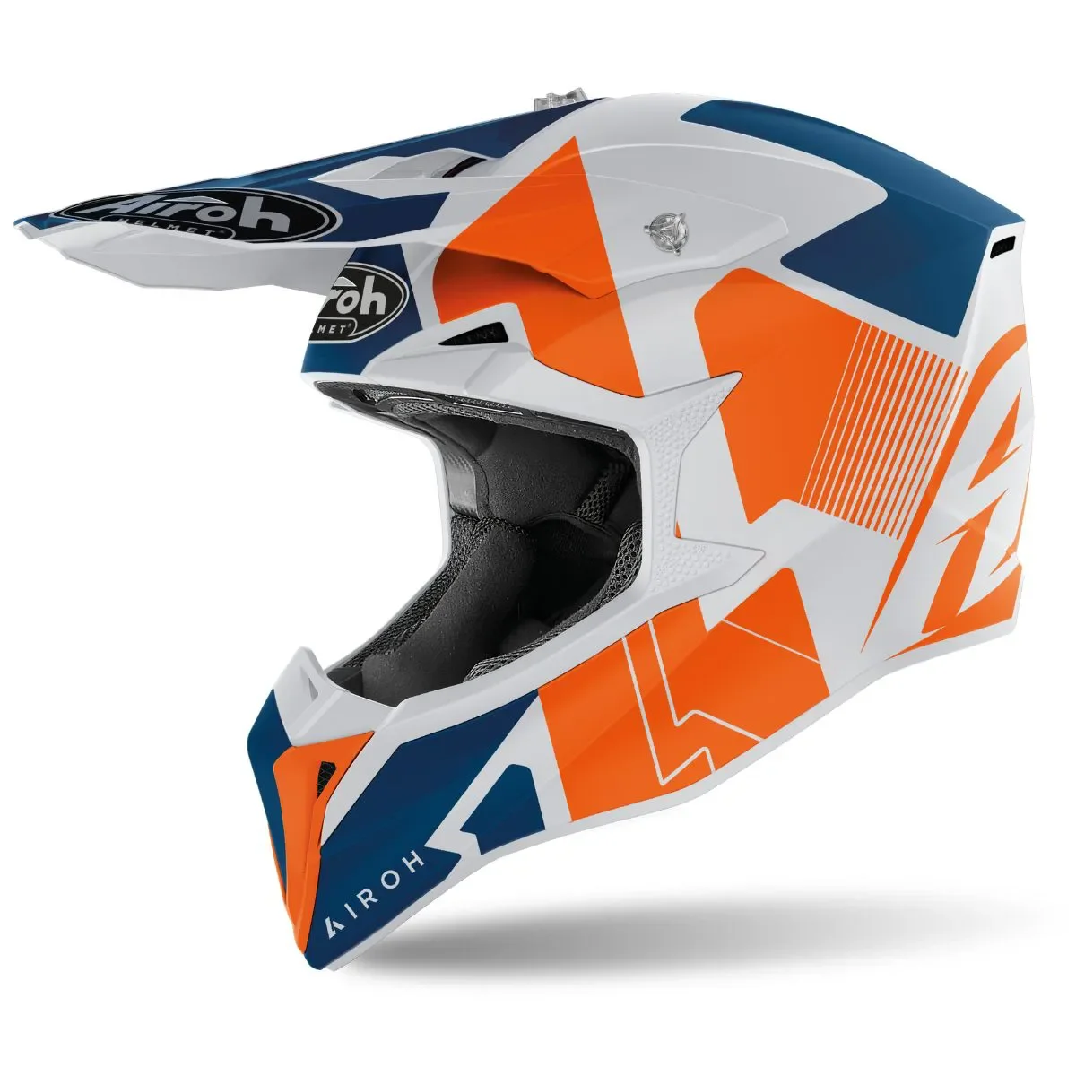 Capacete Airoh Wraap Raze Laranja Fosco - Spinelli Motos Boutique